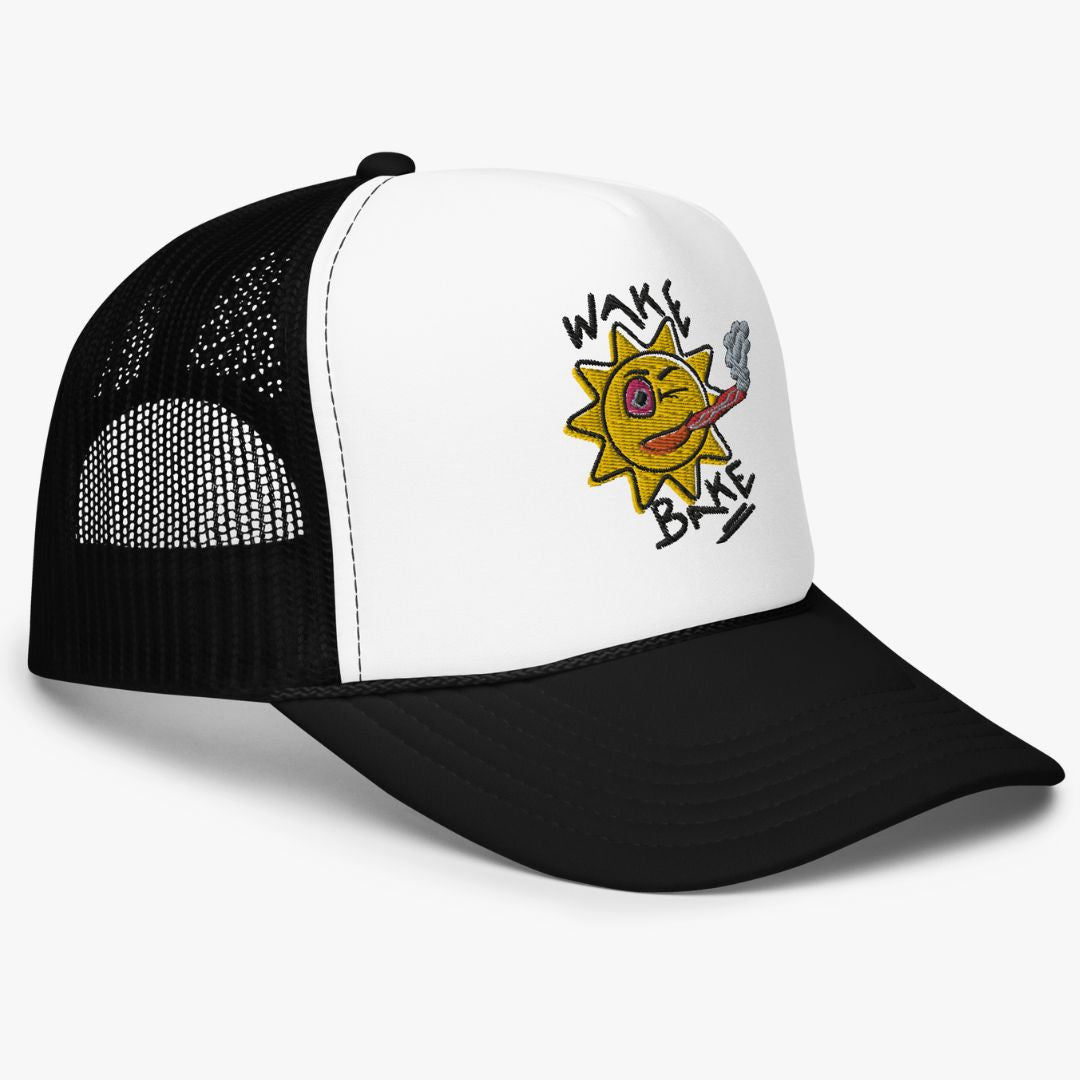 WAKE & BAKE FOAM TRUCKER HAT