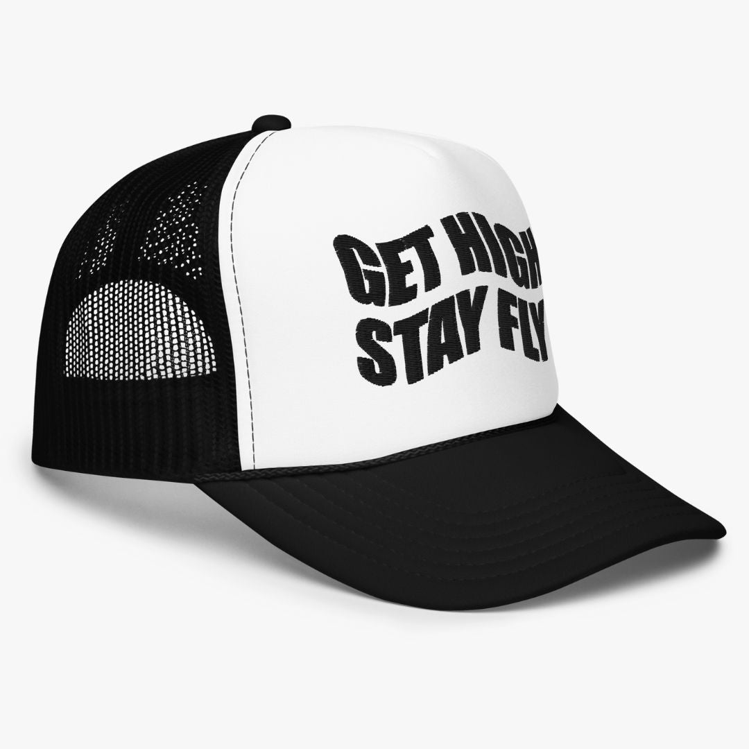 GET HIGH STAY FLY FOAM TRUCKER HAT